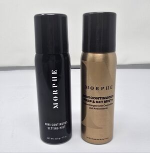 Morphe Mini Continuous Setting Mist & Prep + Set Mist+ Duo